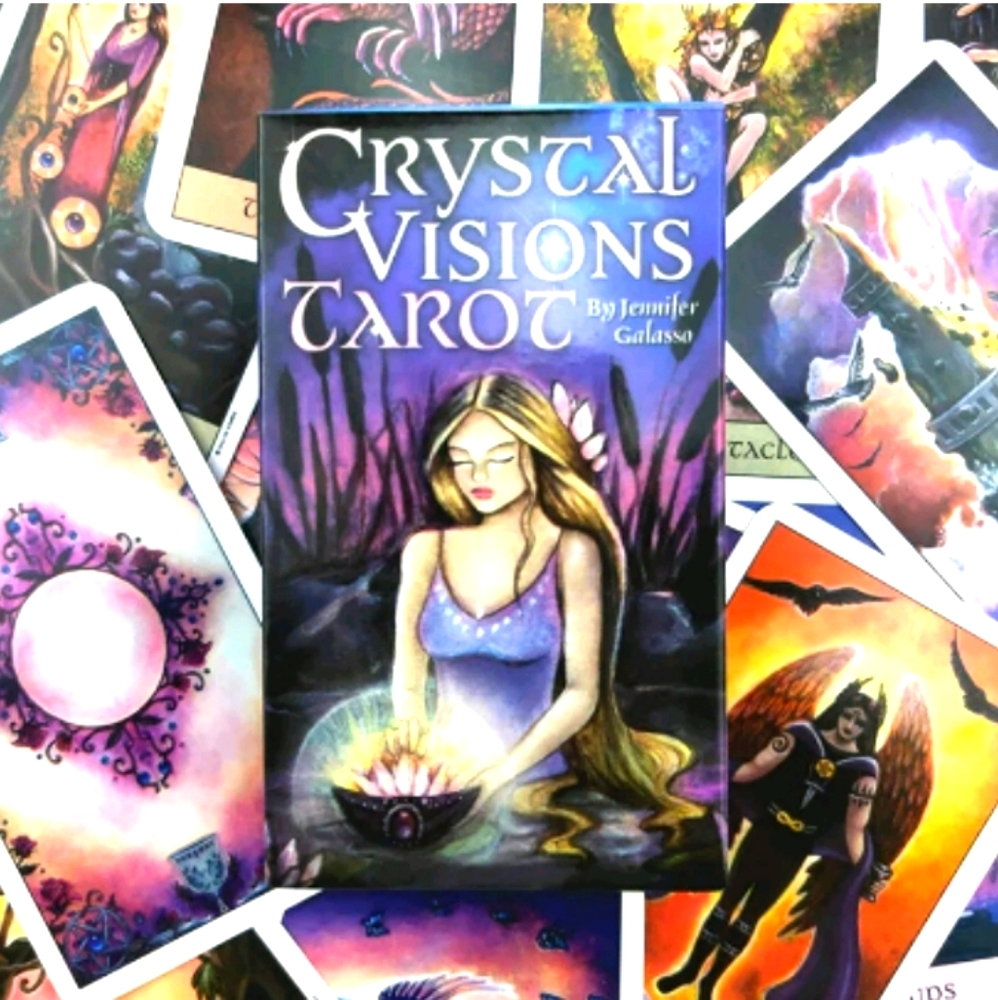 Crystal Visions Tarot complete 78 card deck (NEW)